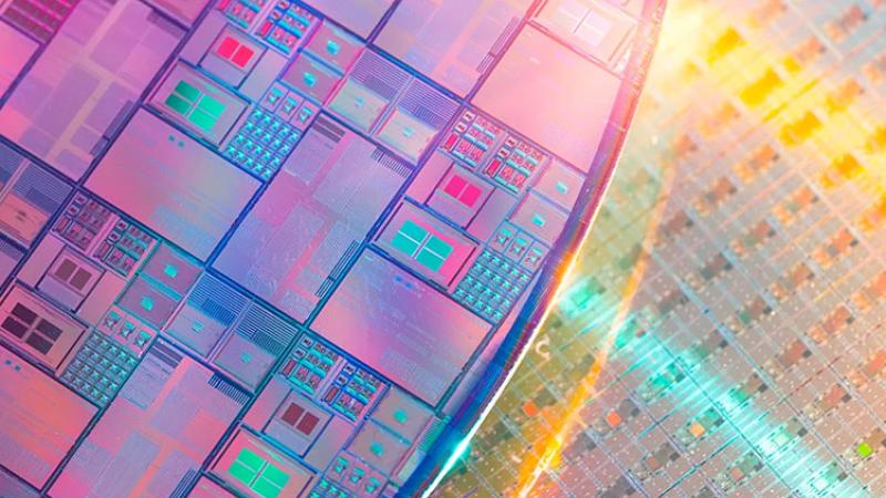 Silicon Wafers and Microcircuits with Automation system control application